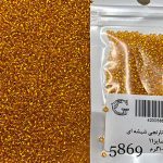 منجوق ماتسونو نارنجی شیشه ای کد 5869