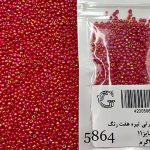 منجوق ماتسونو صورتی تیره هفت رنگ کد 5864