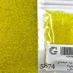 منجوق ماتسونو زرد شیشه ای کد 5874