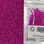 منجوق ماتسونو سرخابی براق متالیک کد 5665