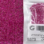 منجوق ماتسونو صورتی تیره دور شیشه ای کد 5573