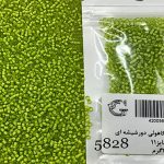 منجوق ماتسونو سبز کاهویی دور شیشه ای کد 5828