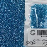 منجوق ماتسونو آبی نفتی وسط نقره ای کد 5832