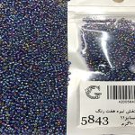 منجوق ماتسونو بنفش تیره هفت رنگ کد 5843