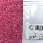 ملیله ماتسونو صورتی تیره شیشه ای کد 5116