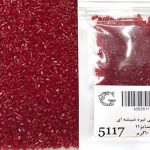 ملیله ماتسونو زرشکی تیره شیشه ای کد 5117