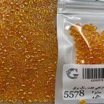 منجوق ماتسونو نارنجی هفت رنگ براق کد 5578