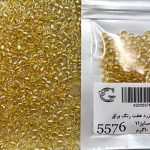 منجوق ماتسونو زرد هفت رنگ براق کد 5576