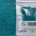 منجوق ماتسونو سبزآبی شیشه ای وسط کد 5876