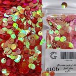 پولک سکه ای ۶ مم مرجانی هفت رنگ کد: 4106