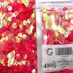 پولک سکه ای صورتی هفت رنگ کد: 4105