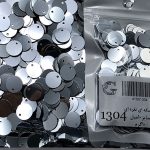 پولک سکه ای نقره ای کد: 1304