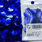 پولک سکه ای آبی کاربنی کد : 1310
