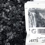 پولک چرخ دنده مشکی براق کد 4257