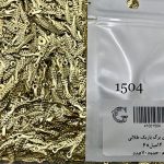 پولک فلزی برگ باریک طلائی کد 1504