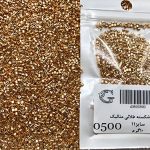 ملیله شکسته طلائی متالیک کد 0500