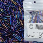ملیله پیچ بنفش هفت رنگ کد 0323