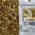 ملیله پیچ طلائی تیره کد 0301