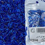 ملیله پیچ  چک سایز 7 آبی کاربنی کد 0314