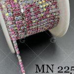 کد 0225 سایز 6 نگین متری صورتی چند رنگ