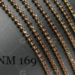 نگین متری ترک قرمز پایه طلایی چارچنگ کد: 0169