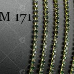 نگین متری ترک کد ۱۷۰صورتی پایه طلایی پارچنگ ۰۱۷۰