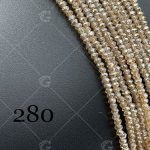 کریستال سایز ۱ طلایی تیره شیشه ای کد: ۰۲۸۰