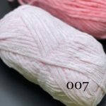 کاموا مخمل صورتی روشن کد 007       0007