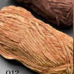 کاموا مخمل قهو ای روشن کد012       0012