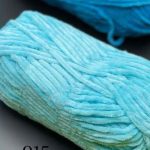 کاموا مخمل آبی کد 015       0015