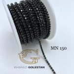 نگین متری کد 150مشکی پایه دودی 2       0150
