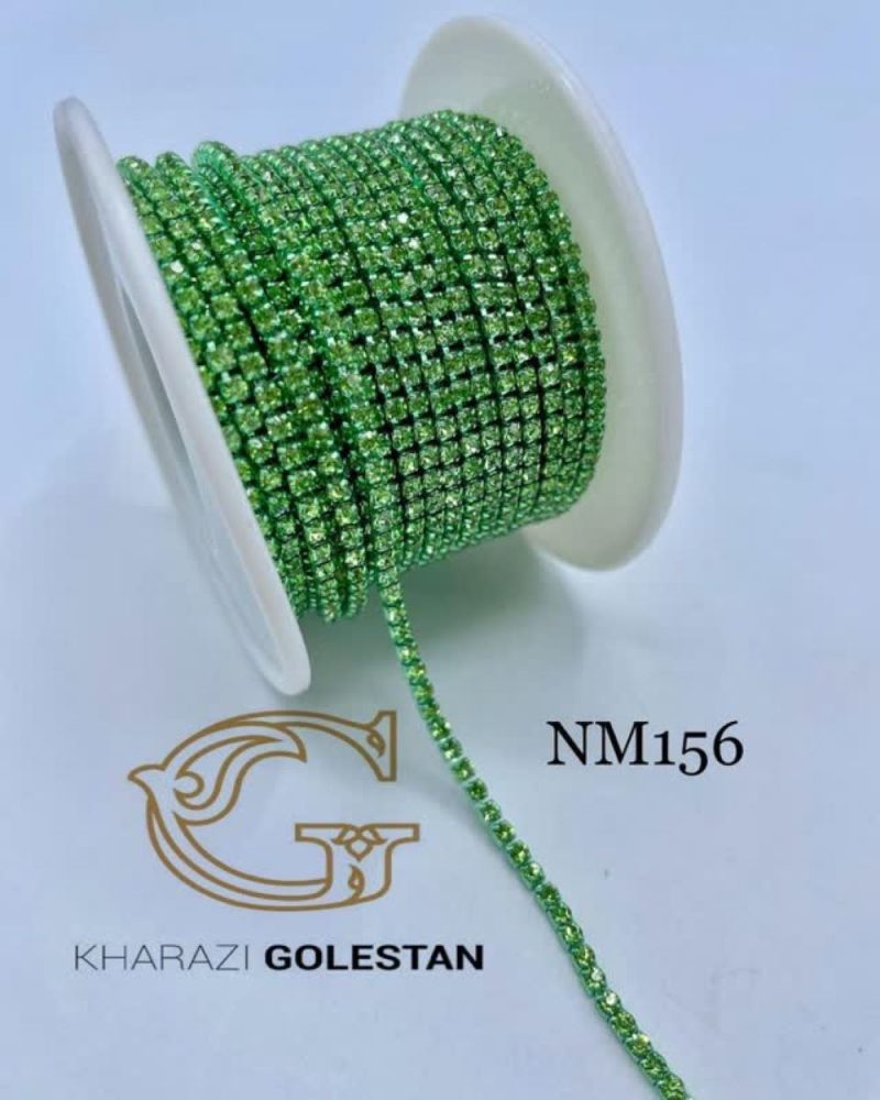 نگین متری کد 156یاسی پایه همرنگ       0156 - Image 1