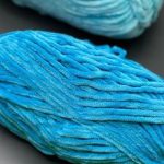 کاموا مخمل آبی کد 016       0016