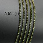 نگین متری ترک کد 171سبز پایه طلایی چارچنگ       0171