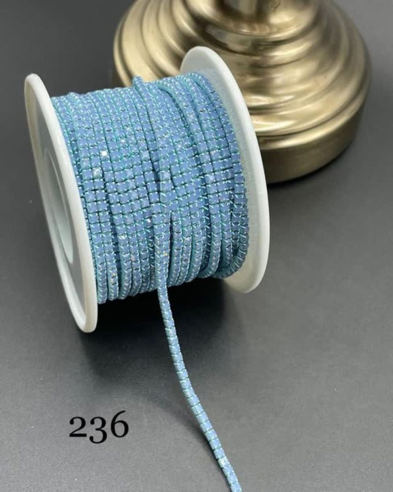 نگین متری اوپال سایز 6 کد 236 آبی پاستیلی   0236 - Image 1
