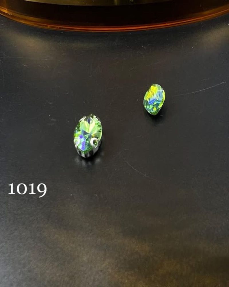 نگین مارکیز سبز ابی روشن به ابعاد7*15 کد: 1019 - Image 1