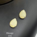 نگین های کپی اشک سایز 13*18کرم مات       H102