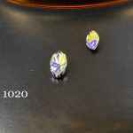 نگین مارکیز یاسی هفت رنگ  به ابعاد7*15 کد: 1020