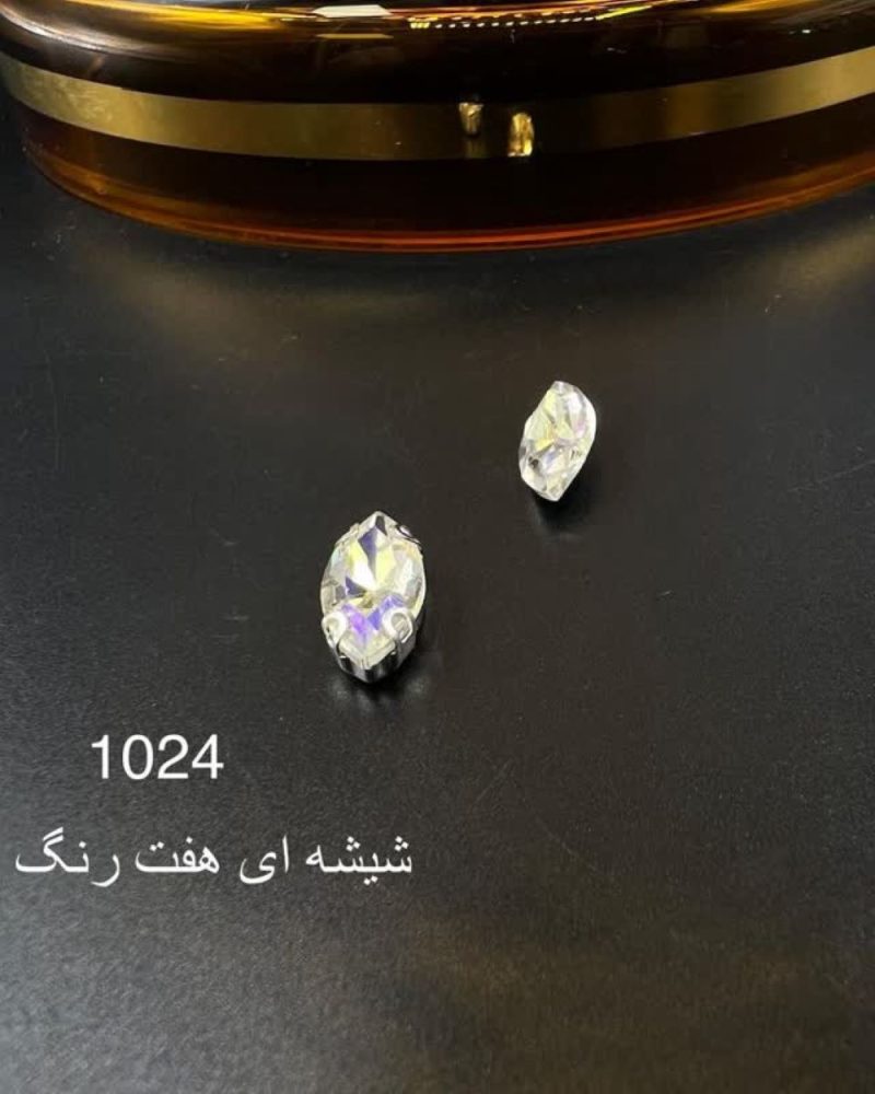 نگین مارکیز هفت رنگ به ابعاد7*15 کد:1024 - Image 1