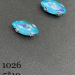 نگین مارکیز آبی پاستیلی به ابعاد 5*10 کد: 1026