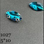 نگین مارکیزآبی لاجوردی به ابعاد 5*10  کد:  1027