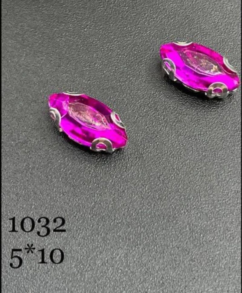 نگین مارکیز سرخابی به ابعاد 5*10 کد:   1032 - Image 1
