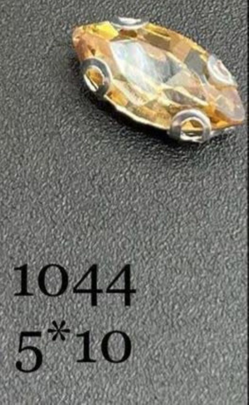 نگین مارکیزطلایی به ابعاد 5*10 کد:  1044 - تصویر 1