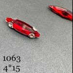 نگین مارکیز قرمز به ابعاد 4*15 کد:   1063