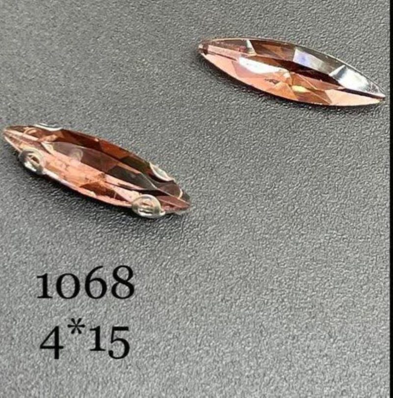 نگین مارکیزعنابی به ابعاد 4*15 کد:  1068 - Image 1