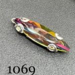 نگین مارکیزسبز طاووسی  به ابعاد 4*15 کد:  1069