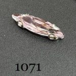 نگین مارکیز صورتی به ابعاد 4*15 کد:  1071