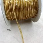 پولک 4 مم متری قهوه ای شیشه ای       0115