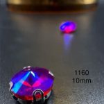 نگین چتری سایز 10 مم سرخابی هفت رنگ کد: 1160