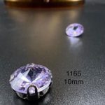 نگین چتری سایز 10 مم یاسی کد:  1165